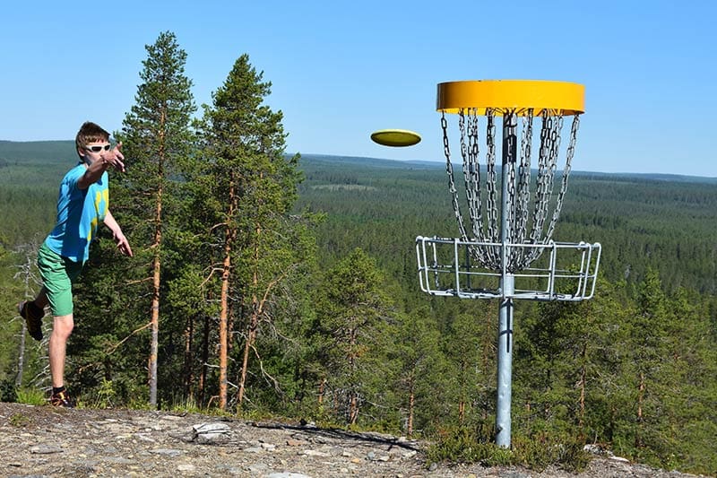 Frisbee golf park