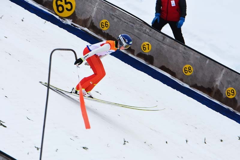 Ski jumping and nordic combined competition Hopeasompa